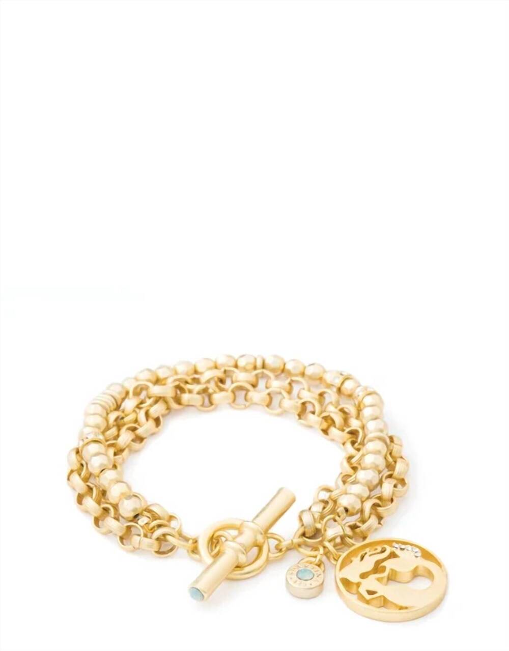 NEW SPARTINA 449 women's ermaid toggle bracelet in gold